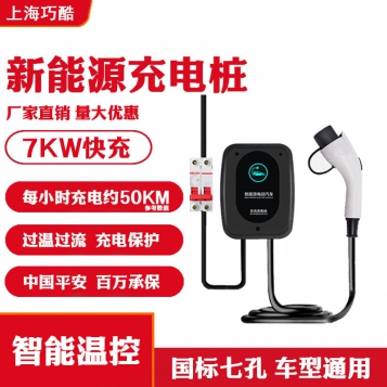 电动汽车模式二充电器黑色款